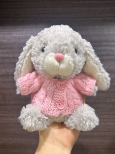 彩菲手作甜美小兔yummy开衫毛衣圣诞围巾新年衣服玩偶着替娃衣兔