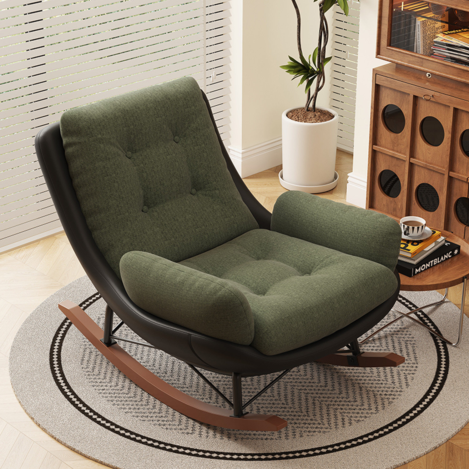 摇摇椅2026新款摇摇躺椅成人可睡觉小户型阳台懒人沙发椅家用休闲