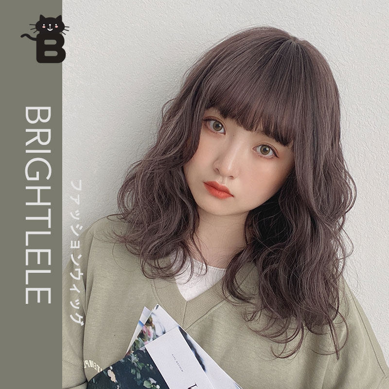brightlele日系蓬松蛋卷轻薄假发