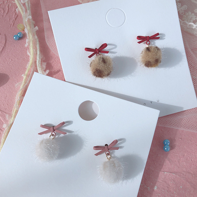 精致小巧风豹纹耳环店主推荐