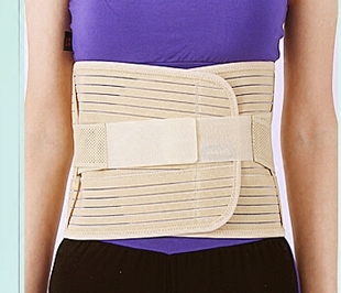 全弹力透气护腰带腰椎间盘骨折固定带劳损突出腰托带钢板腰围