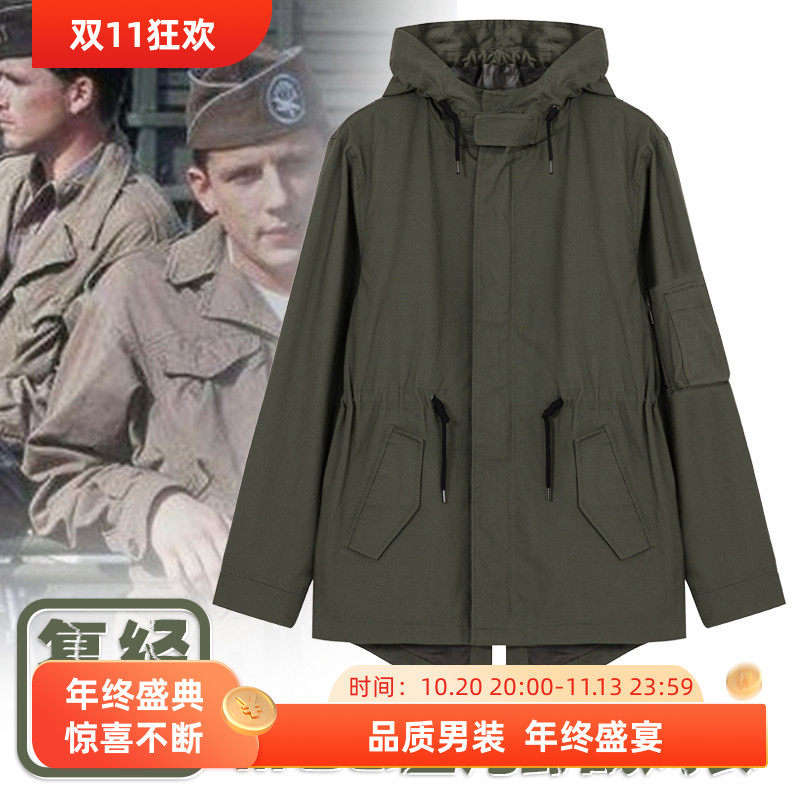 BGSD工装外套全棉舒适连帽