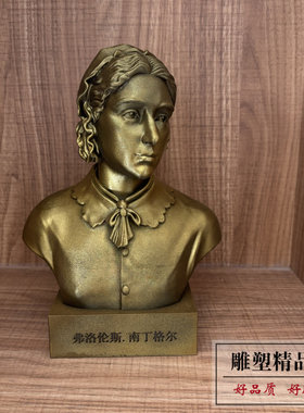 玻璃钢南丁格尔提灯女神像摆件
