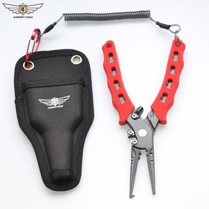 全钢高度硬度路亚钳多功能摘钩控鱼钳子取鱼退钩开双圈PE渔线剪刀