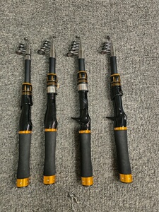 御达瓦进口路亚竿伸缩迷你小型鱼竿水滴轮路亚杆纺车轮远投短节
