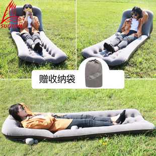 充气垫户外防潮垫野外露营睡垫充气床垫子单人防水便携式超轻地垫