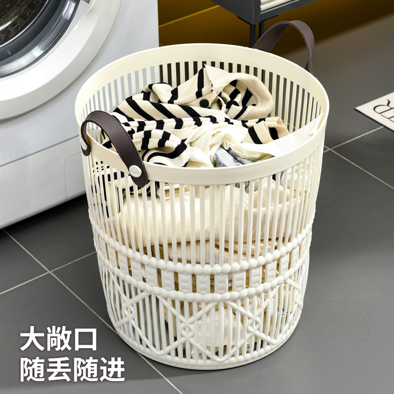 脏衣服收纳筐高级感脏衣篮脏衣篓宿舍高颜值轻奢胀衣篓脏衣收纳