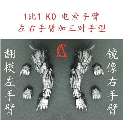 KO海洋堂 转轮科技 惊奇山口漫威漫画 电索 左右手臂模型配件搭配