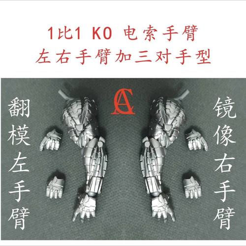 KO海洋堂 转轮科技 惊奇山口漫威漫画 电索 左右手臂模型配件搭配