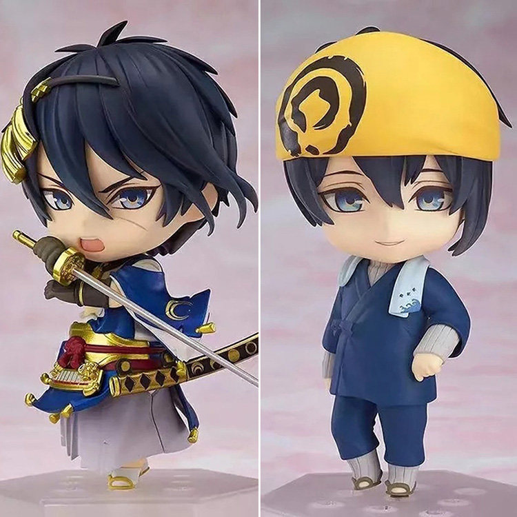 包邮刀剑乱舞爷爷三日月宗近真剑必杀VS内番Q版粘土公仔手办模型