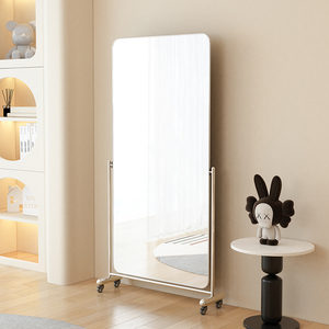 全身镜可移动服装店专用镜子ing风显瘦轻奢试衣镜网红直播落地镜