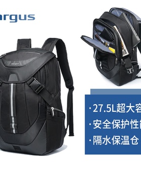 泰格斯(Targus) TSB953  17.3英寸 大容量 尼龙 双肩包 黑色