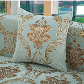 雪尼尔提花沙发抱枕套靠枕床头大号靠背套含芯汽车腰枕靠垫套定做