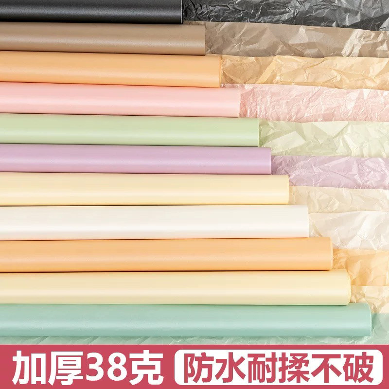 加厚38克珠光雪梨纸单面防水易花艺包装纸
