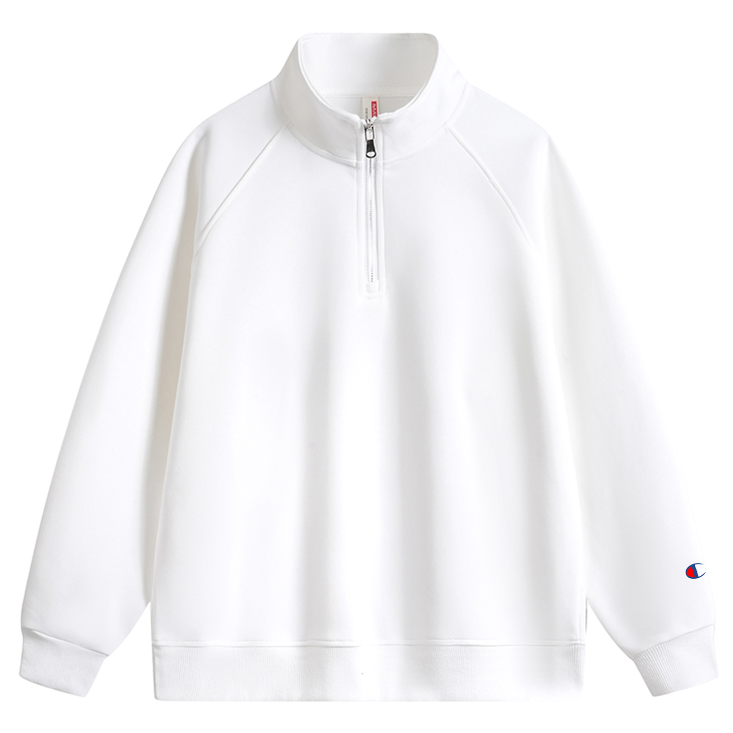 冠军地球重磅2025春秋冬款男士长袖半拉链套头保暖立领高端厚卫衣