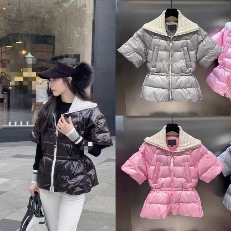 25新款高尔夫服装女士秋冬拉链立领鸭绒马甲百搭保暖轻盈羽绒外套