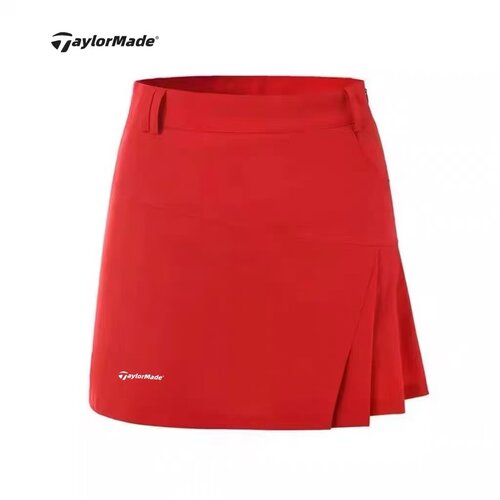 红马新款高尔夫女装短裙纯色时尚简洁防走光修身显瘦运动女裙裤