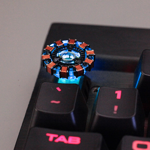 键帽透光立体金属质感