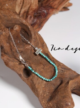 7in 925银手链  【青芒】原创小众设计复古手作个性极细手链