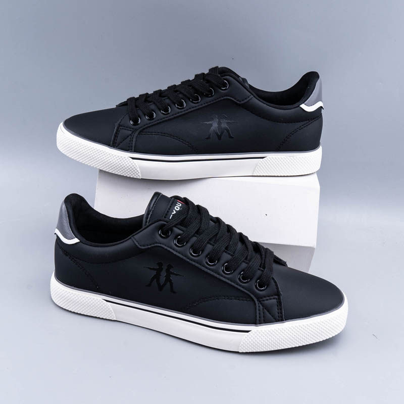 猎友男鞋2022新款低帮休闲单鞋子时尚潮流板鞋男士英伦风皮鞋男式