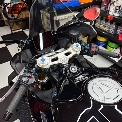 TS 钛工厂 张雪500RR 摩托车整车钛合金螺丝改装螺栓多色可选
