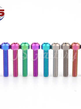 TS钛合金圆柱梅花头M6X65—130mm正钛材质摩托车螺丝磨砂色TC4