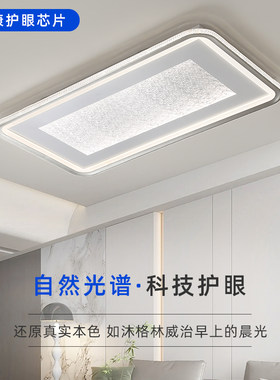 意式极简客厅吸顶灯轻奢高级感现代简约大气大厅主灯护眼卧室灯具