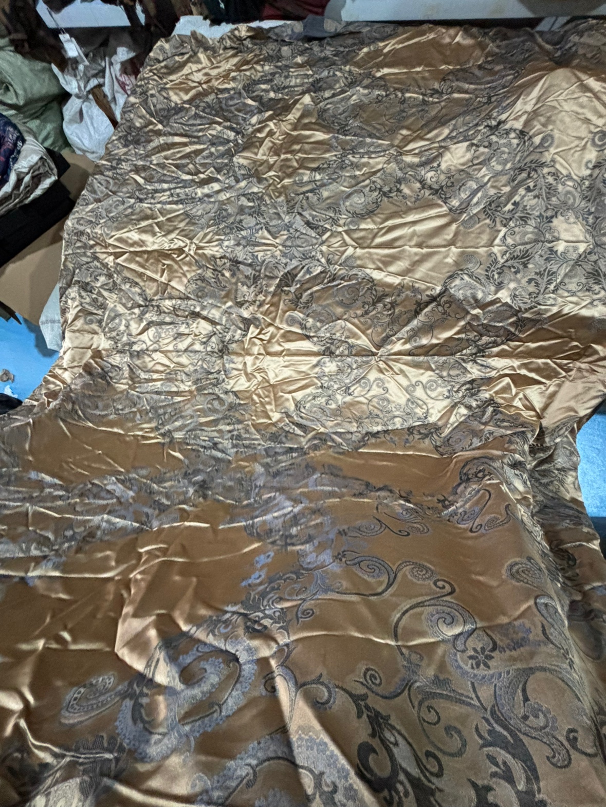 桑蚕丝真丝棉丝绸床品套装带加工特价处理布料面料