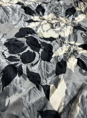 高定级轻奢桑蚕丝丝棉服装礼服裙子光泽布料亲肤床品被套面料