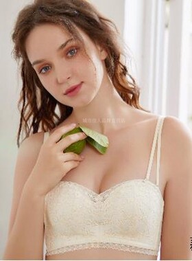 城市佳人内衣女官旗舰店3357文胸无肩带内衣聚拢防滑上托小胸隐形