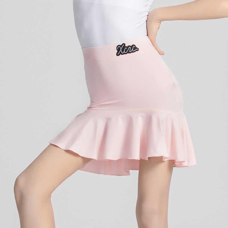 夏季拉丁舞半身裙练习服
