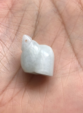 翡翠海螺乘毫米左右珠宝雕刻海吊坠编织配件摆件纯手工人物东南亚