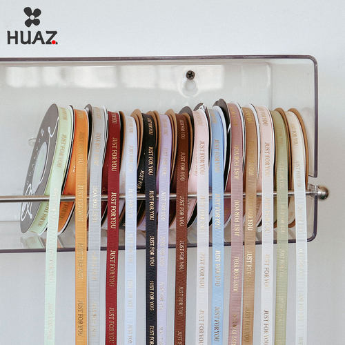 1cm烫金丝带细缎带花束绑带