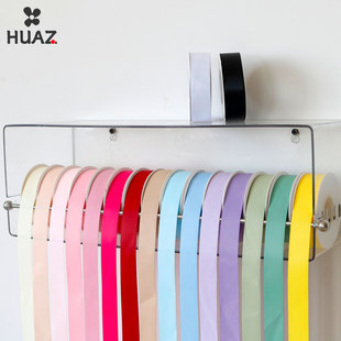 纯色丝带2.5cm光面涤纶带哑光鲜花蛋糕丝带蝴蝶结材料包装 礼盒diy