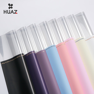 女神单支包花纸opp玻璃纸网红鲜花包装 材料 纸透明单支卷花艺包装