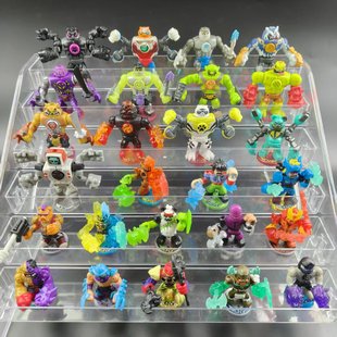 正版散货Akedo街机战士雷霆热斗竞技场变形英雄公仔对战玩具