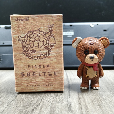 全新盲盒小熊隐藏款paopao小野六代庇护所系列盲盒玩具祖国版