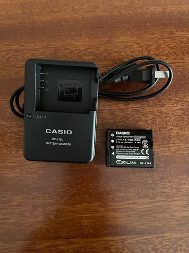 卡西欧EX-ZR3500 ZR3600 ZR3700相机NP-130A电池+充电器