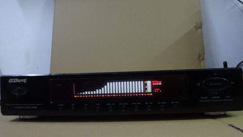 二手国产音响Qieng奇声SGE-778二十五段频普显示发烧均衡器