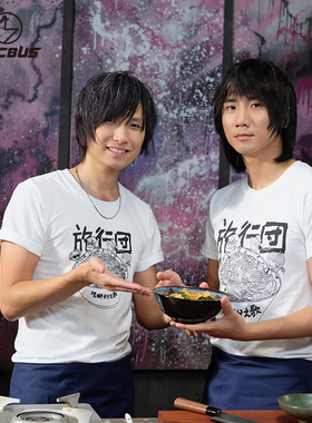 正版授权MAGICBUS旅行团乐队螺蛳粉联名款T恤舌尖美食青春流行