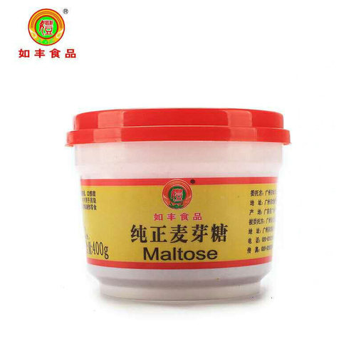 如丰麦芽糖棒棒糖饴糖烘焙原料零食小吃糖浆增城特产400g广东食品