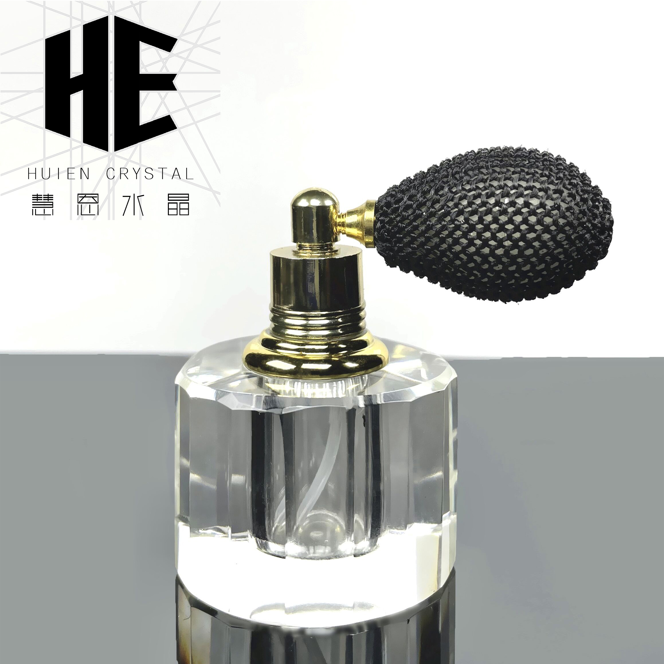 3ML;水晶气囊人体香水瓶 便携分装瓶 喷雾瓶 玻璃瓶 小瓶子 空瓶