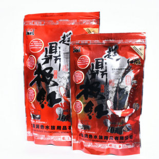 促正品润色鼎极红金鱼锦鲤增艳鱼饲料 冷水鱼食 鱼粮袋装中粒包邮