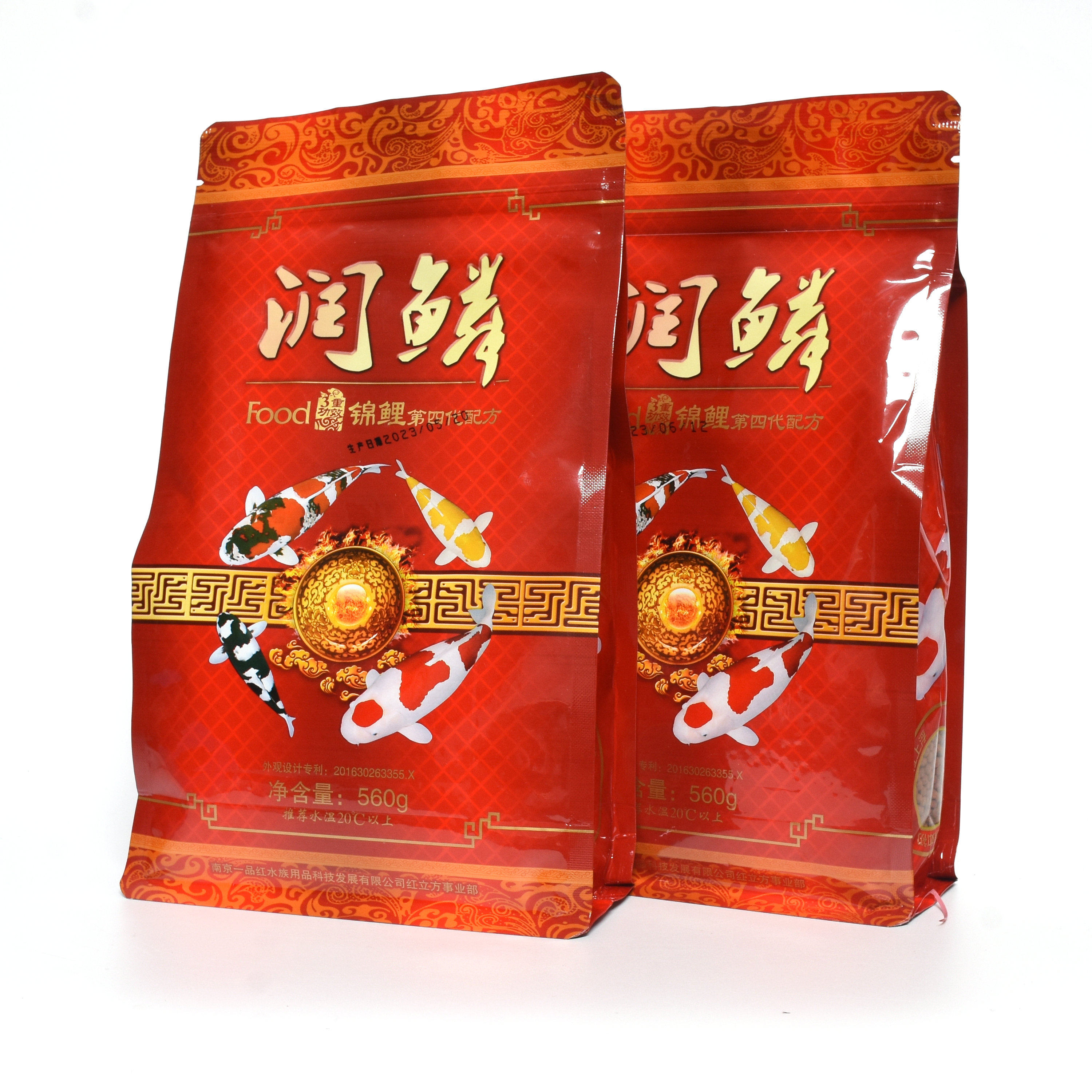 红立方鱼食润鳞锦鲤鱼第四代配方