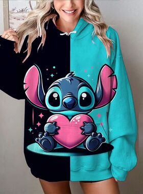 Women Sweater Stitch Printed Sweatshirts Cute