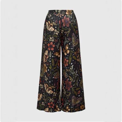High Waist Floral Print Loose Casual Pants Women's Fashion 2