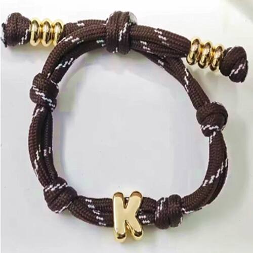 Colorful Wave Rope Chains Customized Letter Personalized Ini