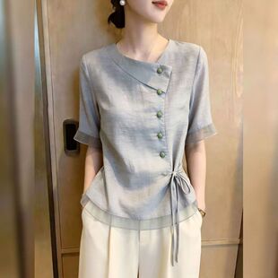 独特漂亮超好看上衣女2026年夏季新款高端设计感小众时尚气质女装