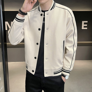 2025秋冬店主风缉明线单排扣夹克外套 XZ403-1-JK8505-P108，男装夹克，电商C301