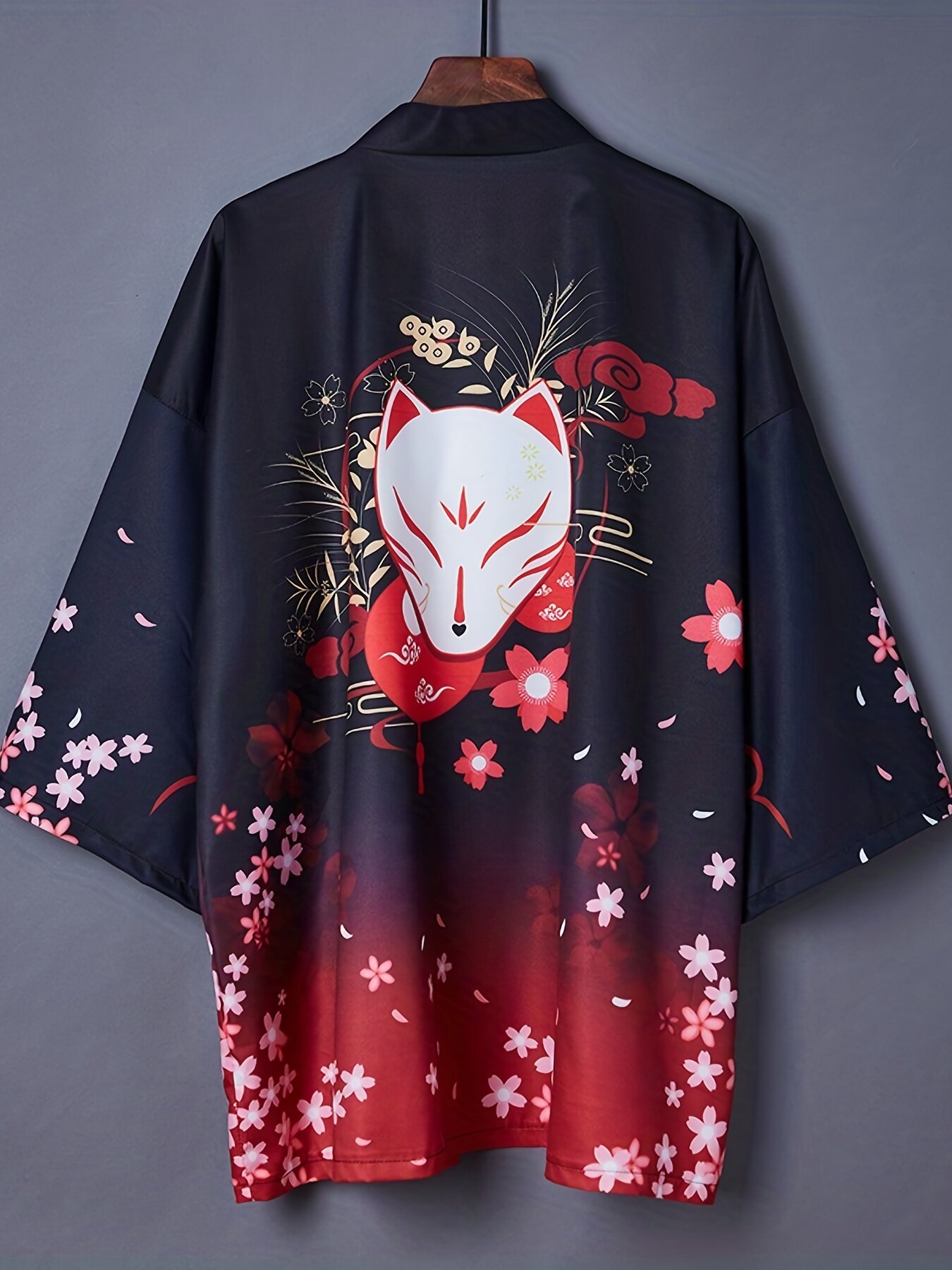 中国风仙鹤开衫原宿古风改良汉服羽织七分袖日式短外套披肩薄外套